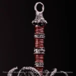 Espada Daga abre carta Frostmourne Arthas Lich King Warcraft plateado - Imagem 5