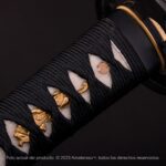 Katana Kensei Hanazame - Laminado Honsanmai -Têmpera Seletiva - Imagem 3