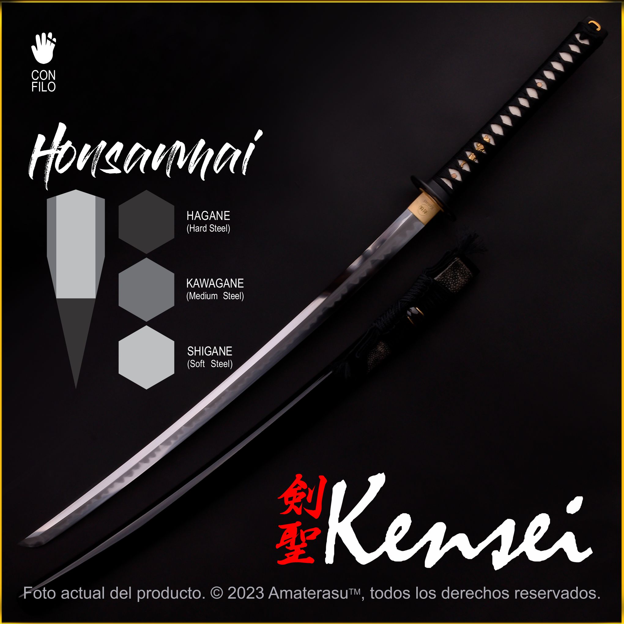 Katana Hanazame Honsanmai